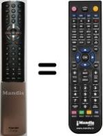 Télécommande équivalente Toshiba 46 UL 875