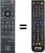 Télécommande équivalente SE-R0288