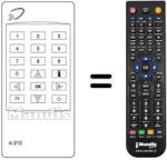 Replacement remote control UFD 88