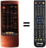 Replacement remote control UFD 89 (3 SCART)
