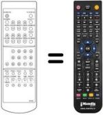 Télécommande équivalente UKV-602