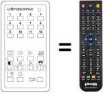 Télécommande équivalente US 12 FACH