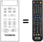 Télécommande équivalente Thomson V 6090