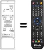 Télécommande équivalente VC-66 G