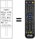 Télécommande équivalente VC 152 LX / VC 153NX
