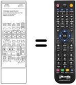 Télécommande équivalente VCR 185