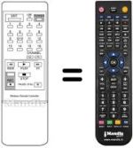 Télécommande équivalente Roadstar VCR 755