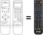 Télécommande équivalente VEQ 1539