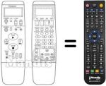 Replacement remote control VEQ 1879