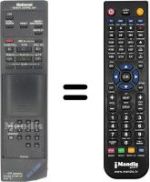 Télécommande équivalente VEQ 0946