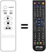Télécommande équivalente VIDEO 6 BUTTON