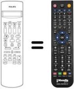 Télécommande équivalente VIDEO ZAPPER