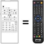 Télécommande équivalente Finlux VR 1030
