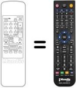 Télécommande équivalente Finlux VR 7450