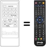 Télécommande équivalente Crosley VRP 5040