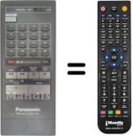 Télécommande équivalente Panasonic NV-730