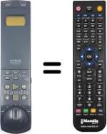 Télécommande équivalente VT-RM 153 E