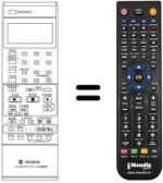 Télécommande équivalente VT-RM 403 E
