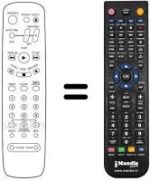 Télécommande équivalente Radiomarelli VTR 8101
