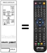 Télécommande équivalente VXL 5