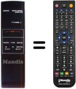 Télécommande équivalente WCR 870