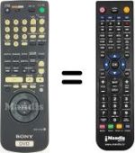 Télécommande équivalente Sony DVP-S 7700