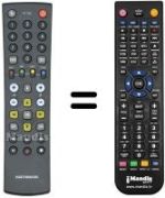 Replacement remote control Kathrein UFS 710 SI