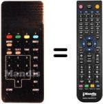 Télécommande équivalente Grundig EURORA 2000