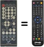 Télécommande équivalente MAJESTIC DVX 189