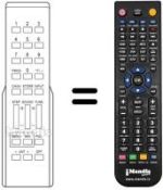 Télécommande équivalente Ingelen SAT 1100