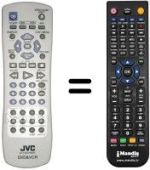 Télécommande équivalente JVC HRX V45