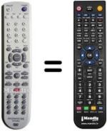 Télécommande équivalente Daewoo DHR 7105