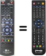 Télécommande équivalente LG BD 350