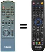 Télécommande équivalente Thomson ASR 11 T