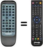 Télécommande équivalente Thomson DTH 1000