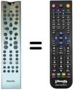 Télécommande équivalente Aristona DVD 1010