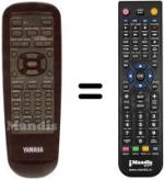Replacement remote control Yamaha DVD S700