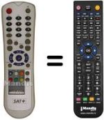 Télécommande équivalente Telesystem HDR 20