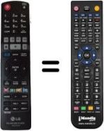 Replacement remote control Goldstar BD 660