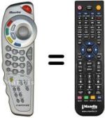 Télécommande équivalente MAESTRO MAESTRO 9000