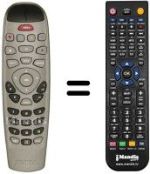 Replacement remote control Ingelen MEDIA MASTER 260 S