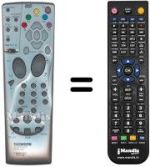 Replacement remote control Pathé Marconi DTH 5400