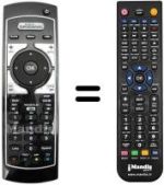 Télécommande équivalente Telesystem TS 7510 HD