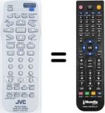 Télécommande équivalente JVC XV-N342S