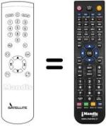 Replacement remote control Ingelen SAT 770 S