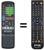 Télécommande équivalente MAESTRO SR 7000 MKII
