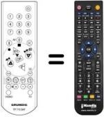Replacement remote control Minerva STR 7100