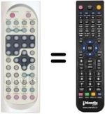 Télécommande équivalente Telesystem TS 2.5 PD