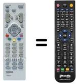 Télécommande équivalente Thomson DTH 4200