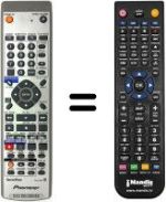 Télécommande équivalente Pioneer DVR 3100 S